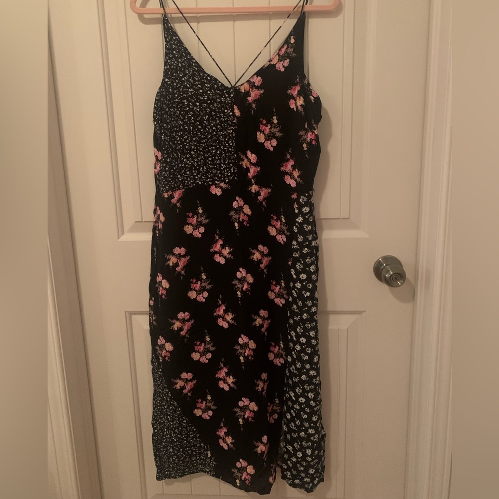 Topshop patchwork slipdress